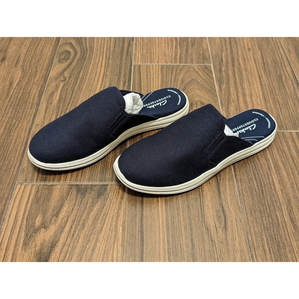 Clarks Cloudstepper Breeze Shore Mules Shoes - Picture 8 of 10